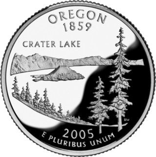 (372) Estados Unidos de América. 2005(D). Quarter Dollar (SC) Oregon