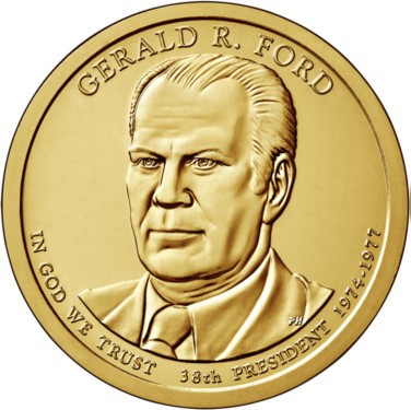 Estados Unidos de América. 2016(P). 1 Dollar (SC) Gerald R. Ford