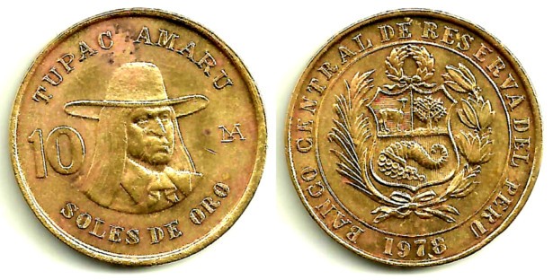 (272.2) Perú. 1978. 10 Soles (EBC)