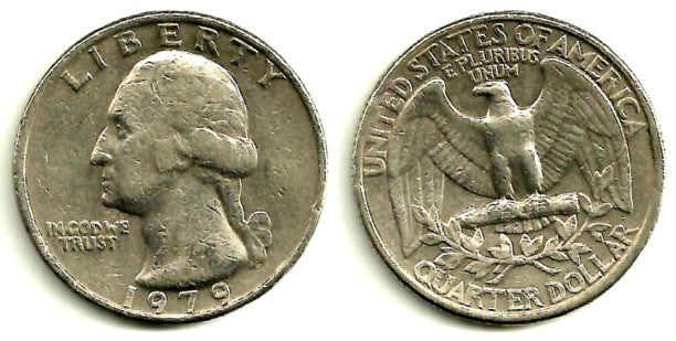 (A164a) Estados Unidos de América. 1979. Quarter Dollar (BC)