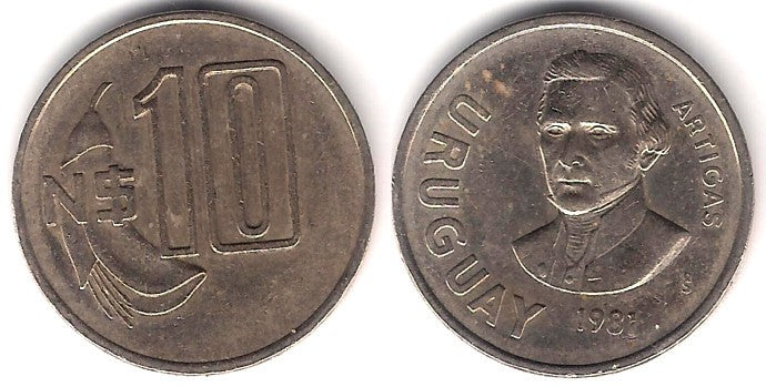 (79) Uruguay. 1981. 10 Nuevos Pesos (MBC)