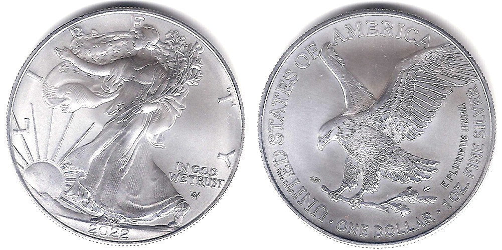 Estados Unidos de América. 2022. 1 Dollar (SC) (Plata)