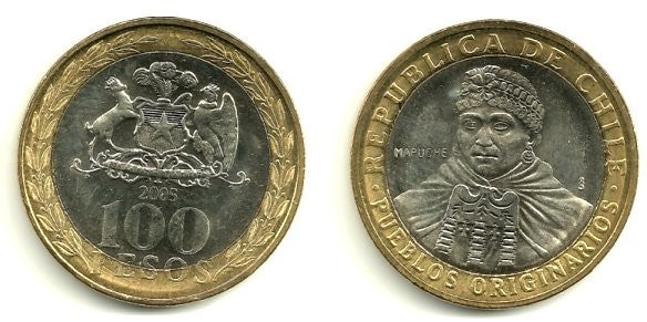 (236) Chile. 2005. 100 Pesos (SC)