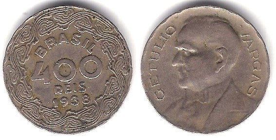 (547) Brasil. 1938. 400 Reis (MBC)