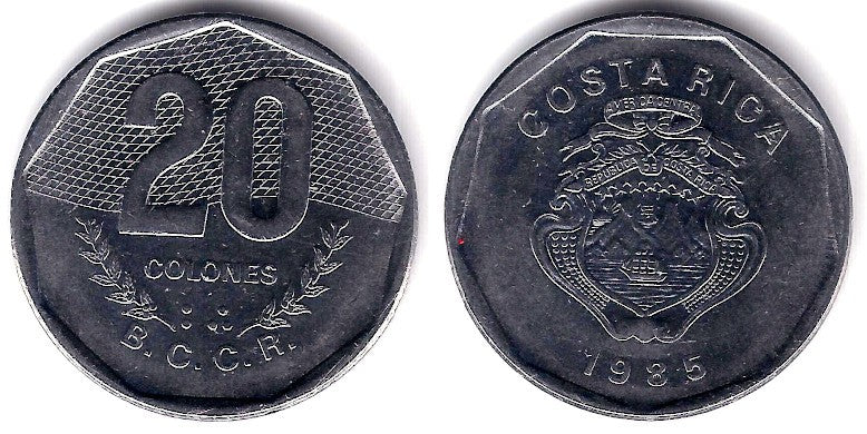 (216.2) Costa Rica. 1985. 10 Colones (MBC+)