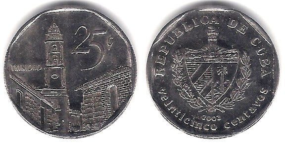 (577.2) Cuba. 2003. 25 Centavos (EBC)