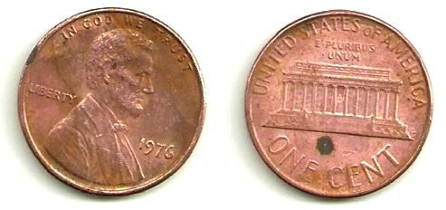 Estados Unidos de América. 1976. 1 Cent (BC)