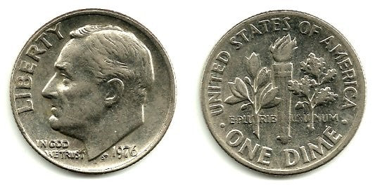 (195a) Estados Unidos de América. 1976. 1 Dime (MBC)