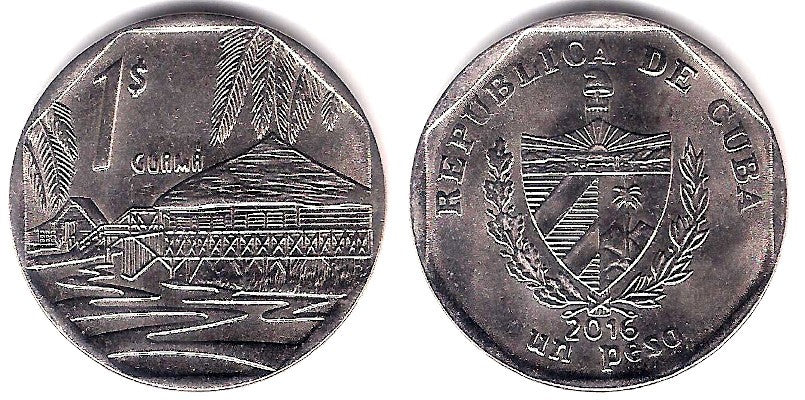 (579.2) Cuba. 2016. 1 Peso (EBC+)