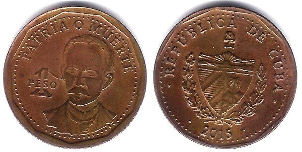 (347) Cuba. 2015. 1 Peso (MBC)