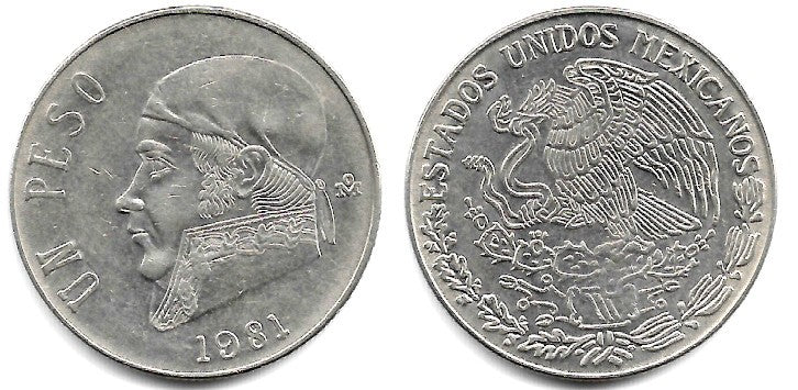 (460) Portugal. 1981. 1 Peso (MBC) 8 Cerrado