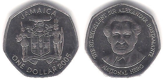 (164) Jamaica. 2005. 1 Dollar (EBC)