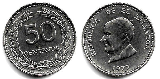 (140.2) El Salvador. 1977. 50 Centavos (SC)
