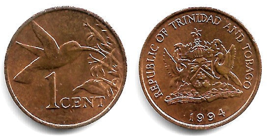 (29) Trinidad y Tobago. 1994. 1 Cent (SC-)