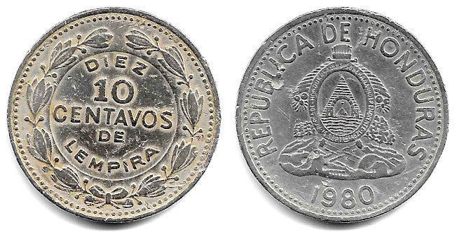 (76.2) Honduras. 1980. 10 Centavos (MBC-)