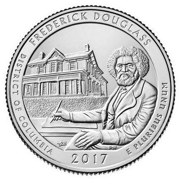 Estados Unidos de América. 2017(S). Quarter Dollar (SC) Frederick Douglass
