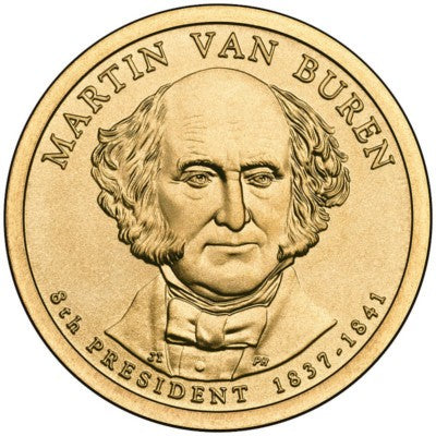 (429) Estados Unidos de América. 2008(P). 1 Dollar (SC) Martin Van Buren
