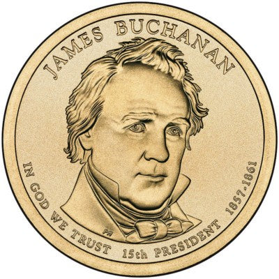 (477) Estados Unidos de América. 2010(P). 1 Dollar (SC) James Buchanan