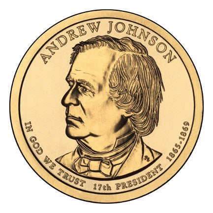 (499) Estados Unidos de América. 2011(P). 1 Dollar (SC) Andrew Johnson