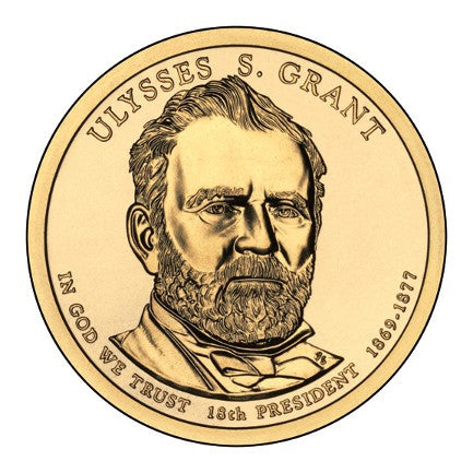 (500) Estados Unidos de América. 2011(P). 1 Dollar (SC) Ulysses S. Grant