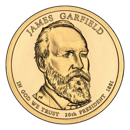 (502) Estados Unidos de América. 2011(P). 1 Dollar (SC) James Garfield