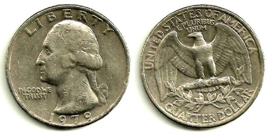 (A164a) Estados Unidos de América. 1979. Quarter Dollar (BC)