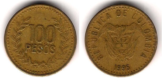 (285.1) Colombia. 1995. 100 Pesos (MBC-)