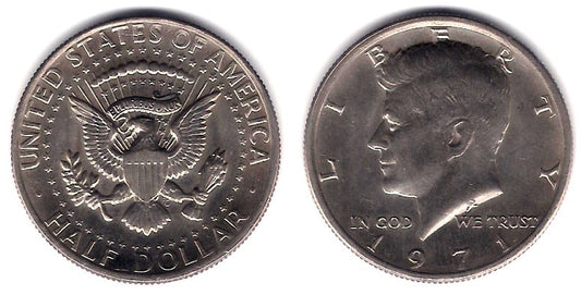 (205) Estados Unidos de América. 1971. Half Dollar (SC)