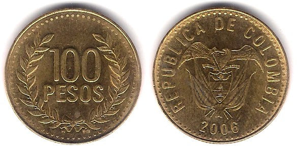 (285.2) Colombia. 2006. 100 Pesos (MBC)