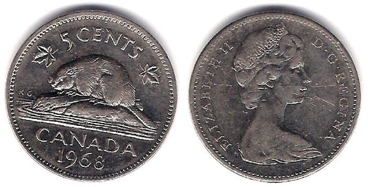 (60.1) Canadá. 1968. 10 Cents (MBC-)