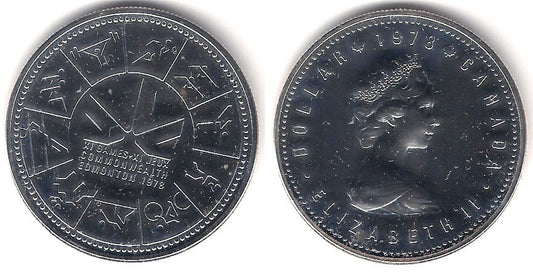 (121) Canadá. 1978. 1 Dollar (Proof) (Plata)