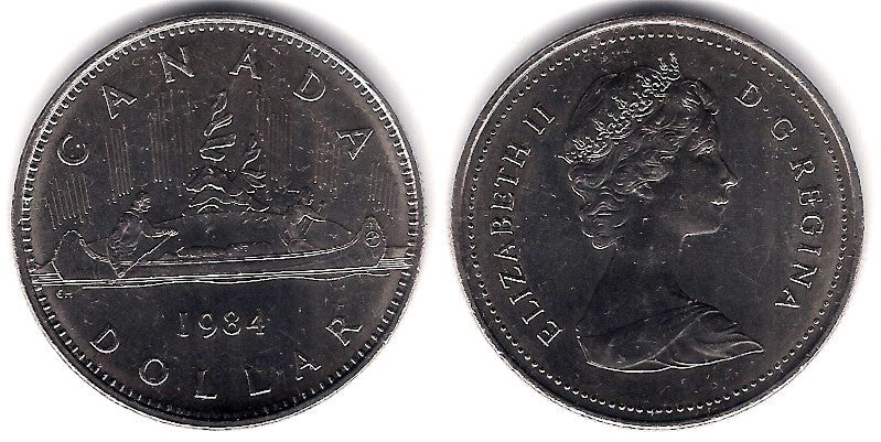 (120.1) Canadá. 1984. 1 Dollar (SC)