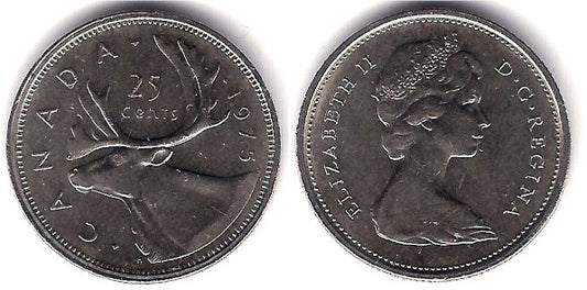 (62b) Canadá. 1975. 25 Cents (SC)