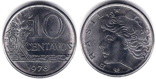 (578.1a) Brasil. 1978. 10 Centavos (SC)