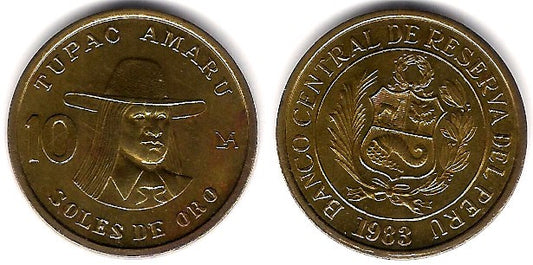 (272.2) Perú. 1983. 10 Soles de Oro (EBC+)