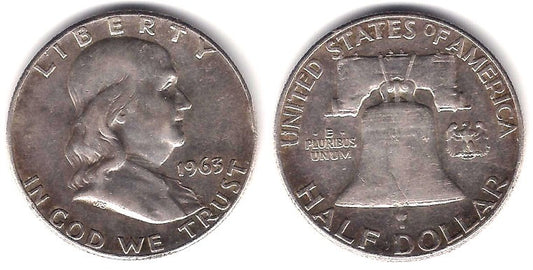 (199) Estados Unidos de América. 1963. Half Dollar (MBC) (Plata)