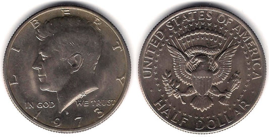 (202b) Estados Unidos de América. 1973(D). Half Dollar (EBC)
