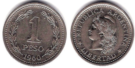 (57) Argentina. 1960. 1 Peso (MBC)