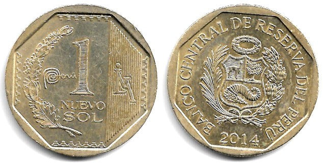 Perú. 2014. 1 Sol (EBC)