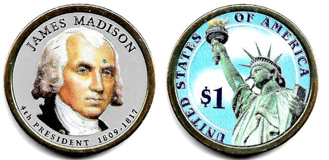 Estados Unidos de América. 2007(D). 1 Dollar (SC) Coloreada