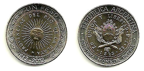 Argentina. 2013. 1 Peso (SC)