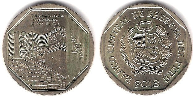 (371) Perú. 2013. 1 Nuevo Sol (EBC)