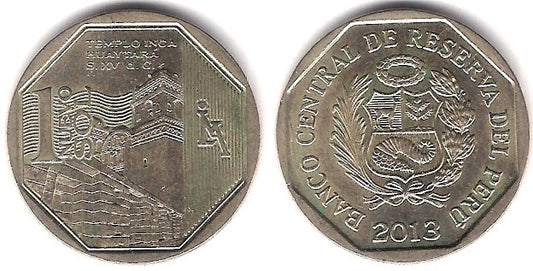 (371) Perú. 2013. 1 Nuevo Sol (EBC)