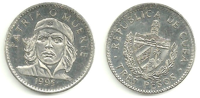 (364) Cuba. 1995. 3 Pesos (EBC)