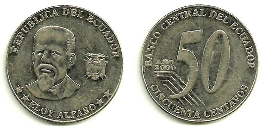 (108) Ecuador. 2000. 50 Centavos (MBC)