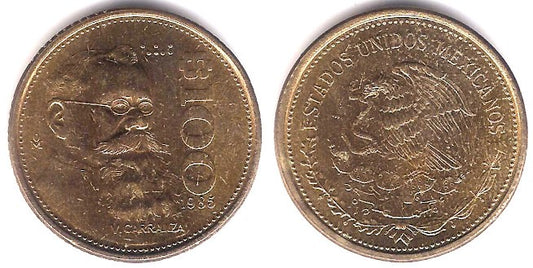 (493) Estados Unidos Mexicanos. 1985. 100 Pesos (EBC)