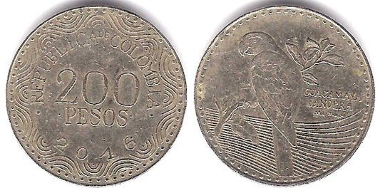 Colombia. 2016. 200 Pesos (MBC)