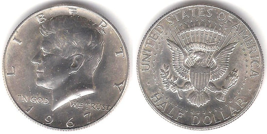 (202a) Estados Unidos de América. 1967. Half Dollar (EBC) (Plata)