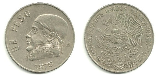 (460) Estados Unidos Mexicanos. 1975. 1 Peso (MBC)