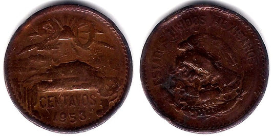 (439) Estados Unidos Mexicanos. 1953. 20 Centavos (BC/BC-)
